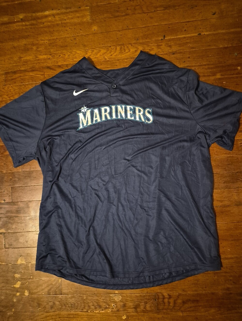 Seattle Mariners Mens Sz 3XL Nike Blue Baseball Jersey